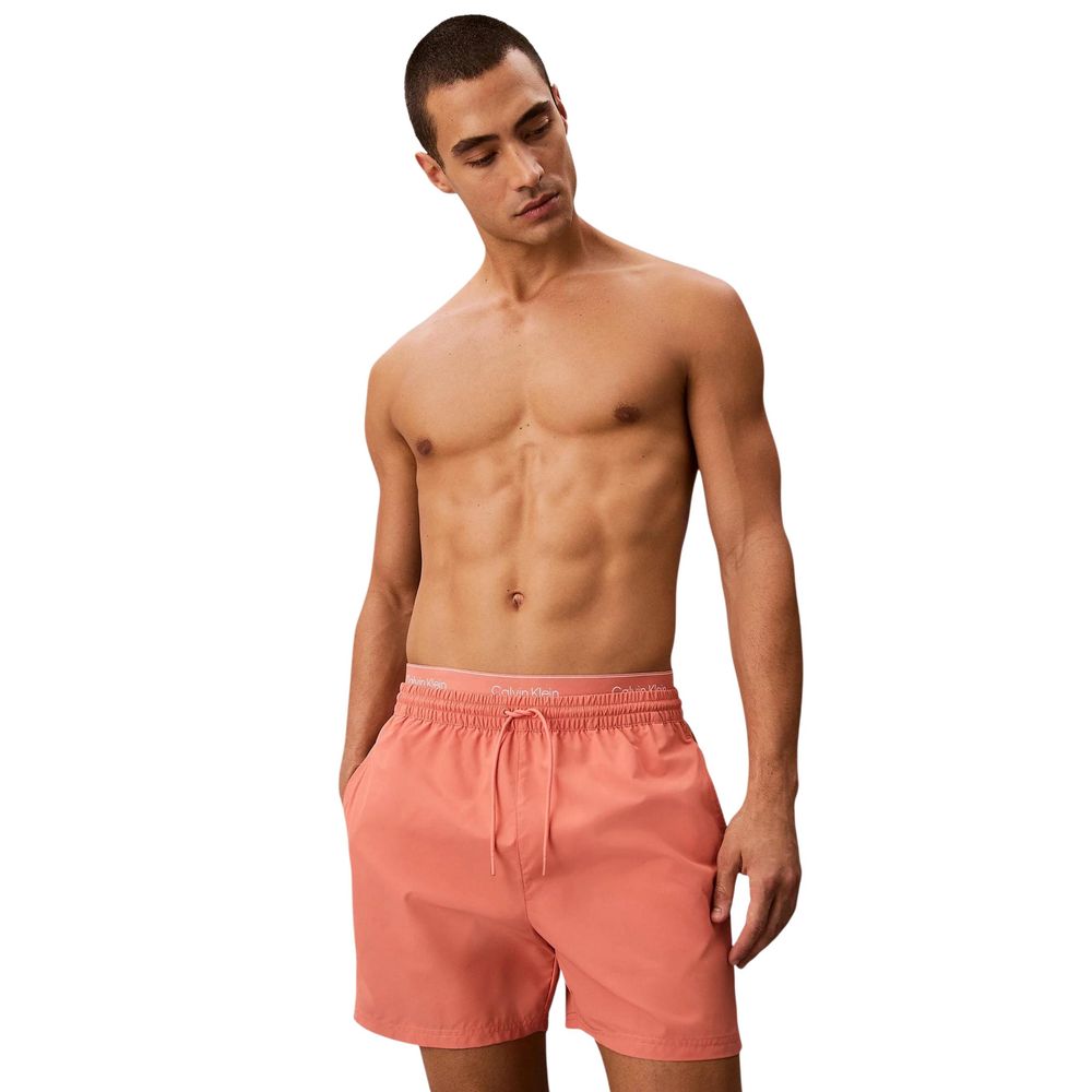 Calvin Klein Jeans Orange Recycled Polyester Swim Shorts