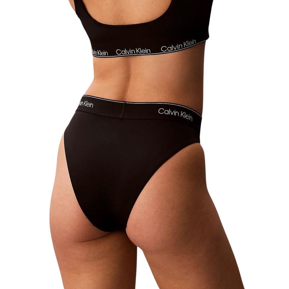 Calvin Klein Jeans Black Recycled Polyester Swim Briefs