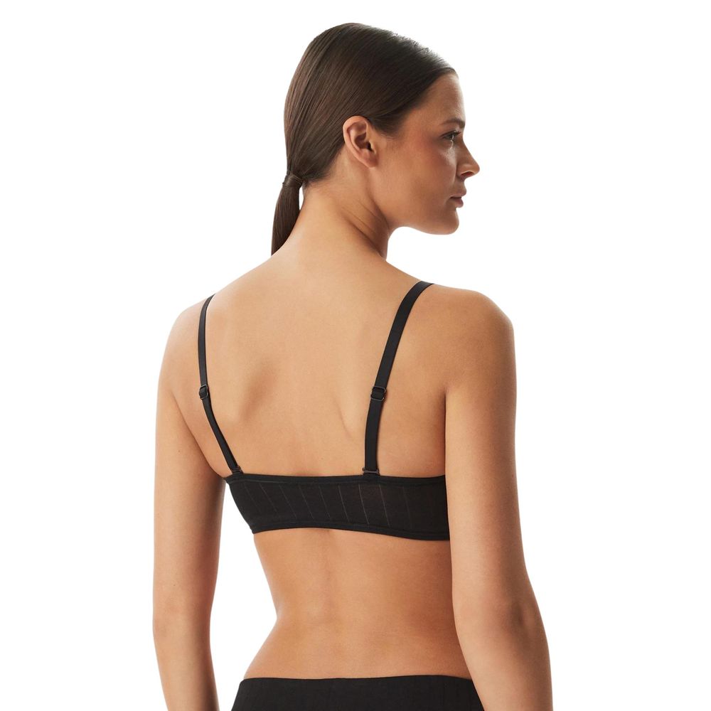 Calvin Klein Underwear Black Cotton Bra