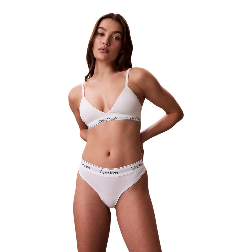 Calvin Klein Underwear White Cotton Pantie