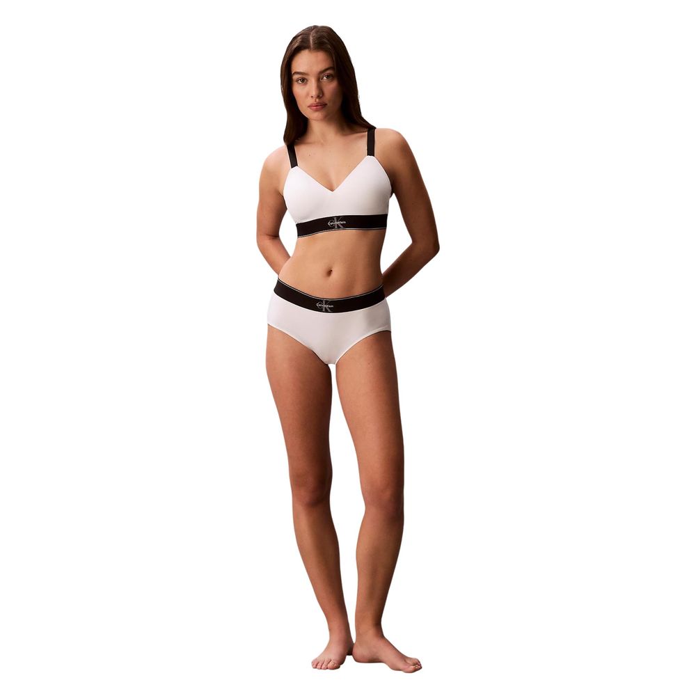 Calvin Klein Underwear White Recycled Polyester Bra