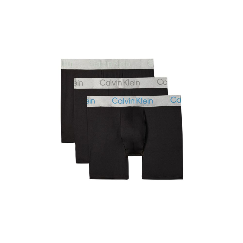 Calvin Klein Underwear Black And White Recycled Polyester Boxers