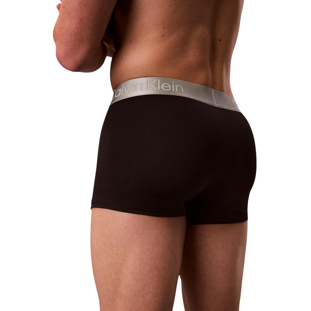 Calvin Klein Underwear Black And White Recycled Polyester Boxers