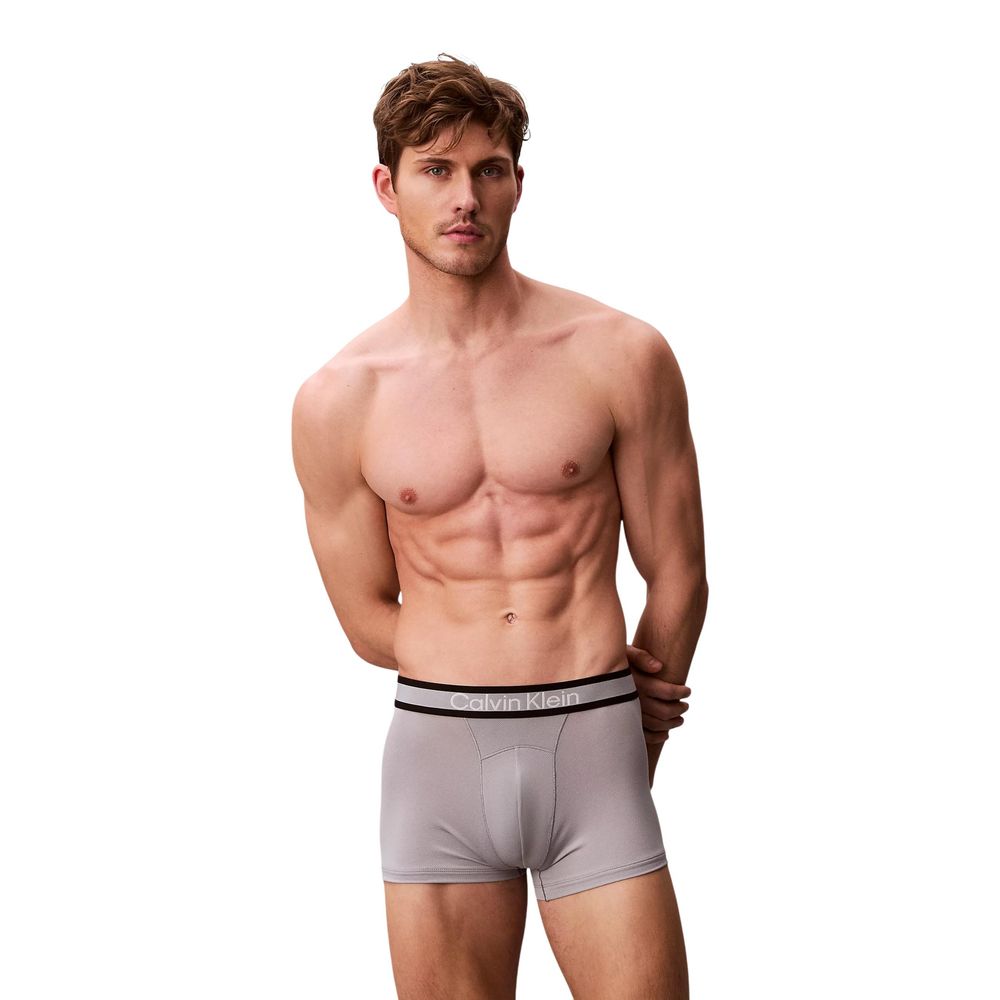 Calvin Klein Underwear Gray Recycled Polyester Boxers