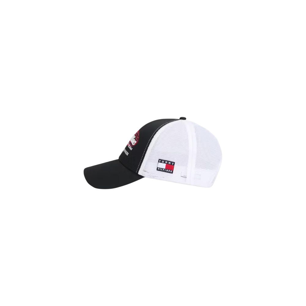Tommy Hilfiger Black And White Organic Cotton Cap (Baseball Hat)