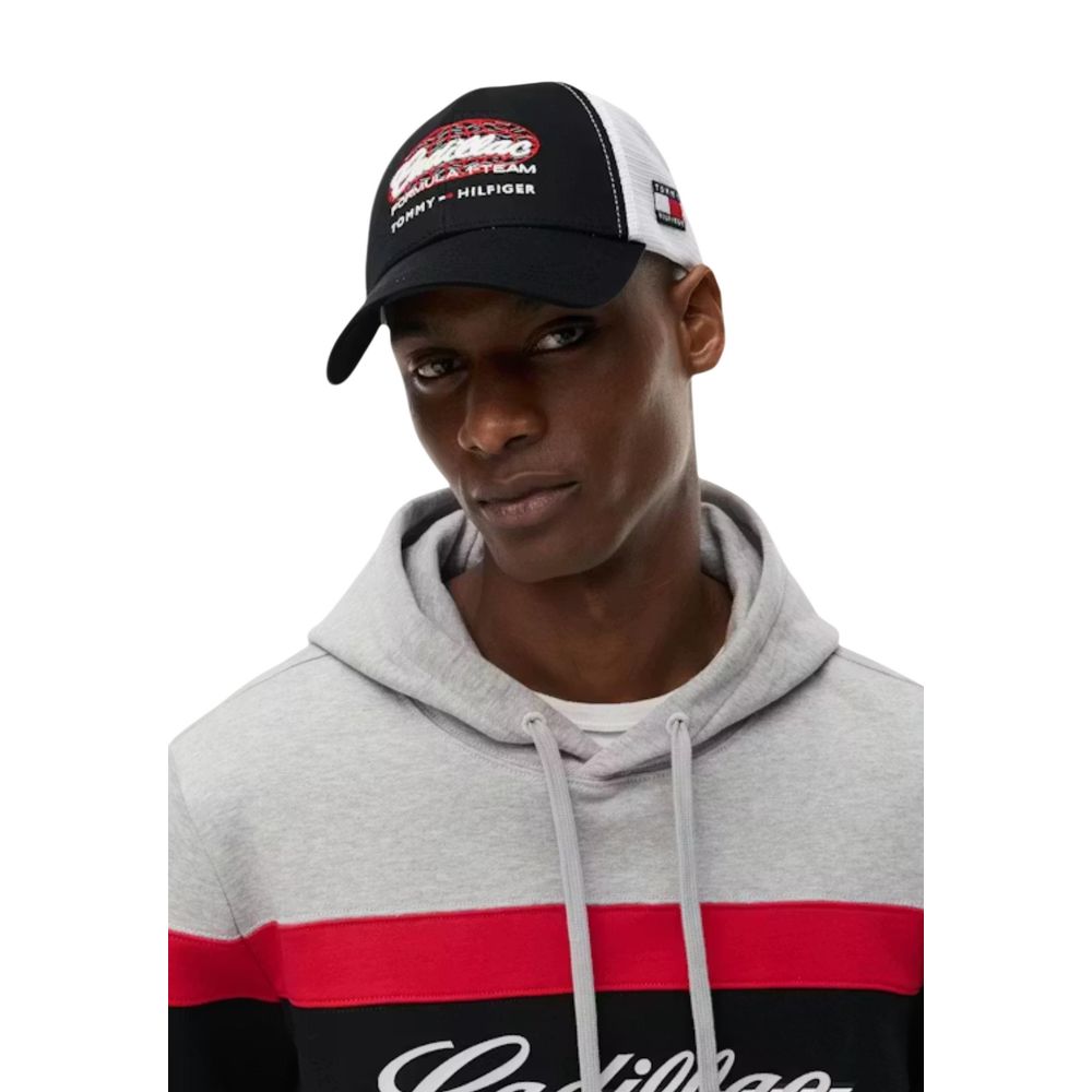 Tommy Hilfiger Black And White Organic Cotton Cap (Baseball Hat)