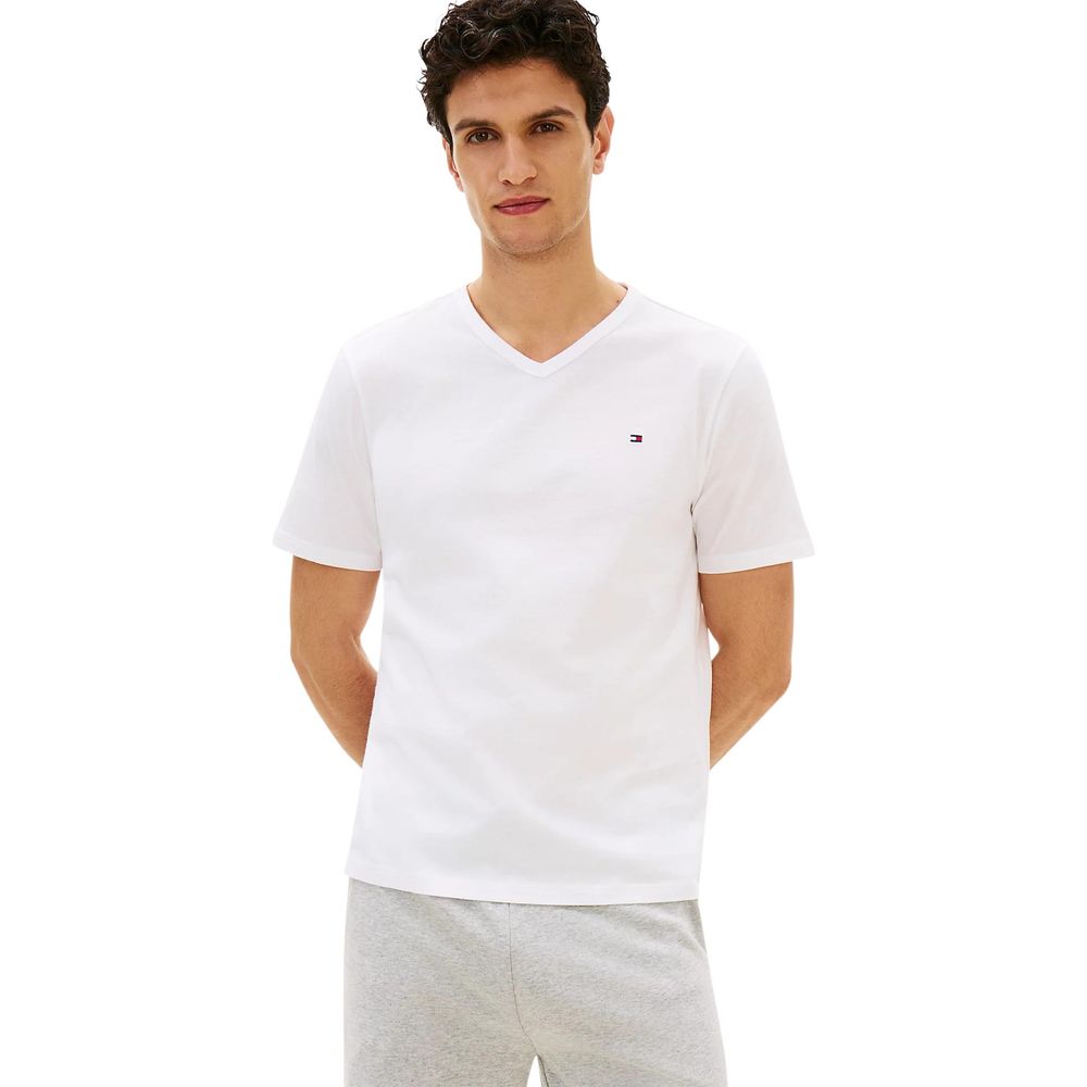 Tommy Hilfiger Black And White Cotton Tank Tops