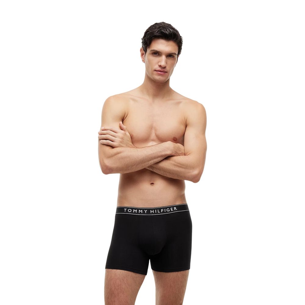 Tommy Hilfiger Black Cotton Boxers