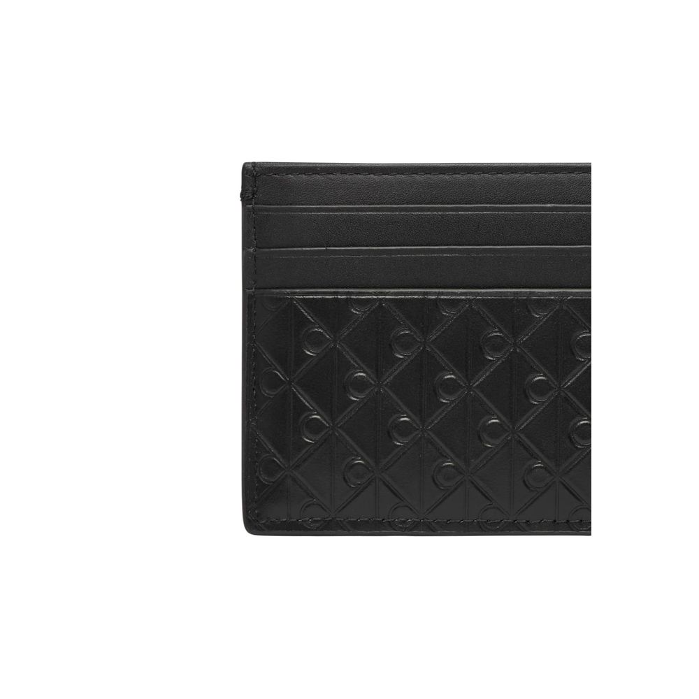 Calvin Klein Black Leather Cardholder