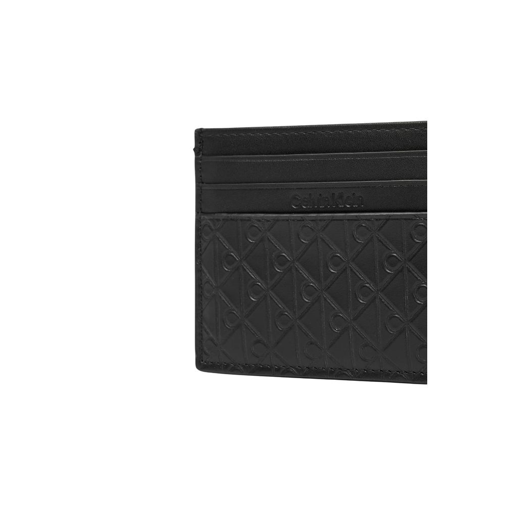 Calvin Klein Black Leather Cardholder
