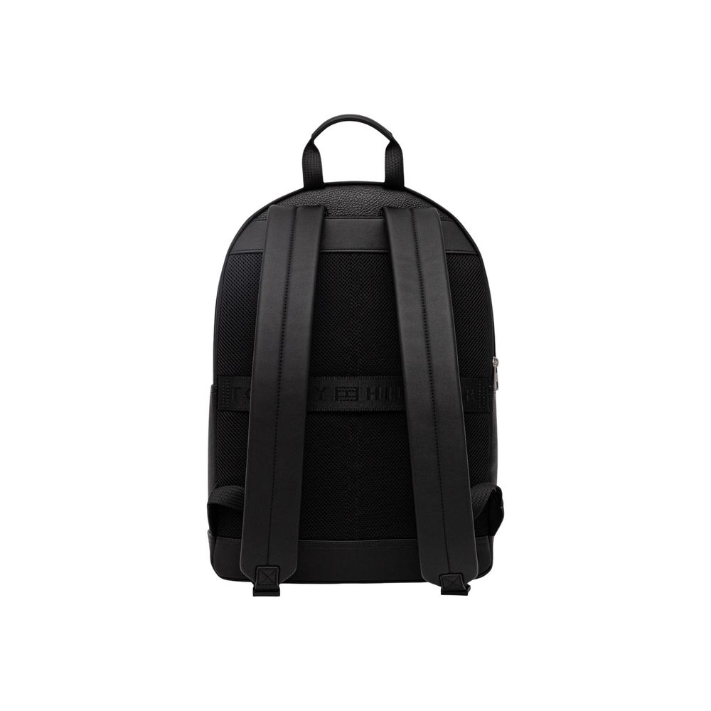 Tommy Hilfiger Black Polyethylene Backpack