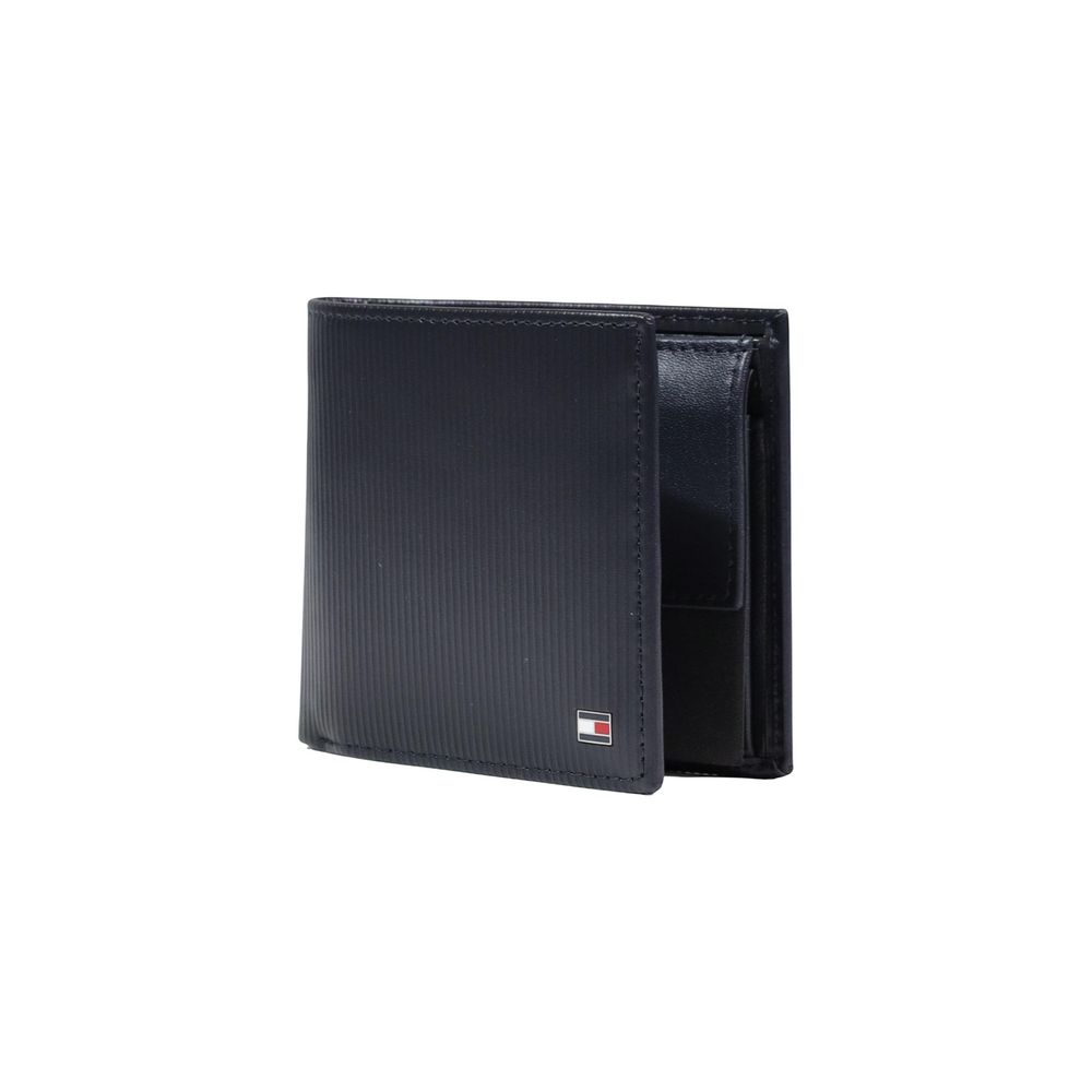 Tommy Hilfiger Blue Leather Wallet