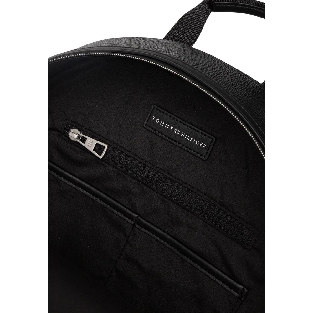 Tommy Hilfiger Black Polyethylene Backpack