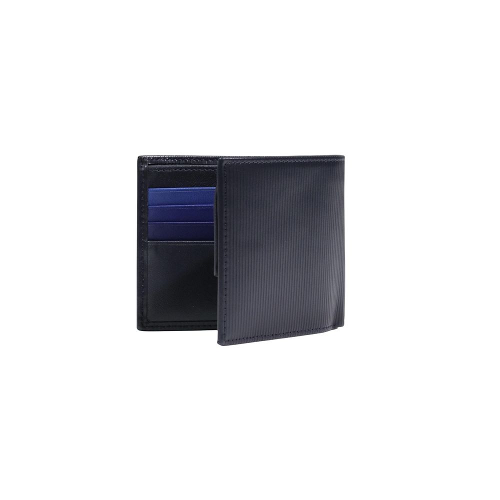 Tommy Hilfiger Blue Leather Wallet