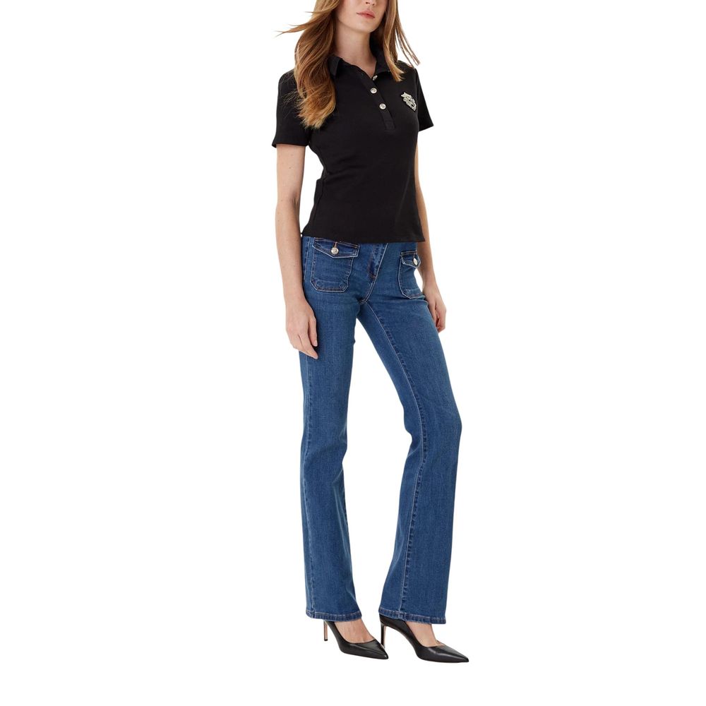 Morgan De Toi Light Blue Cotton Bootcut Jeans