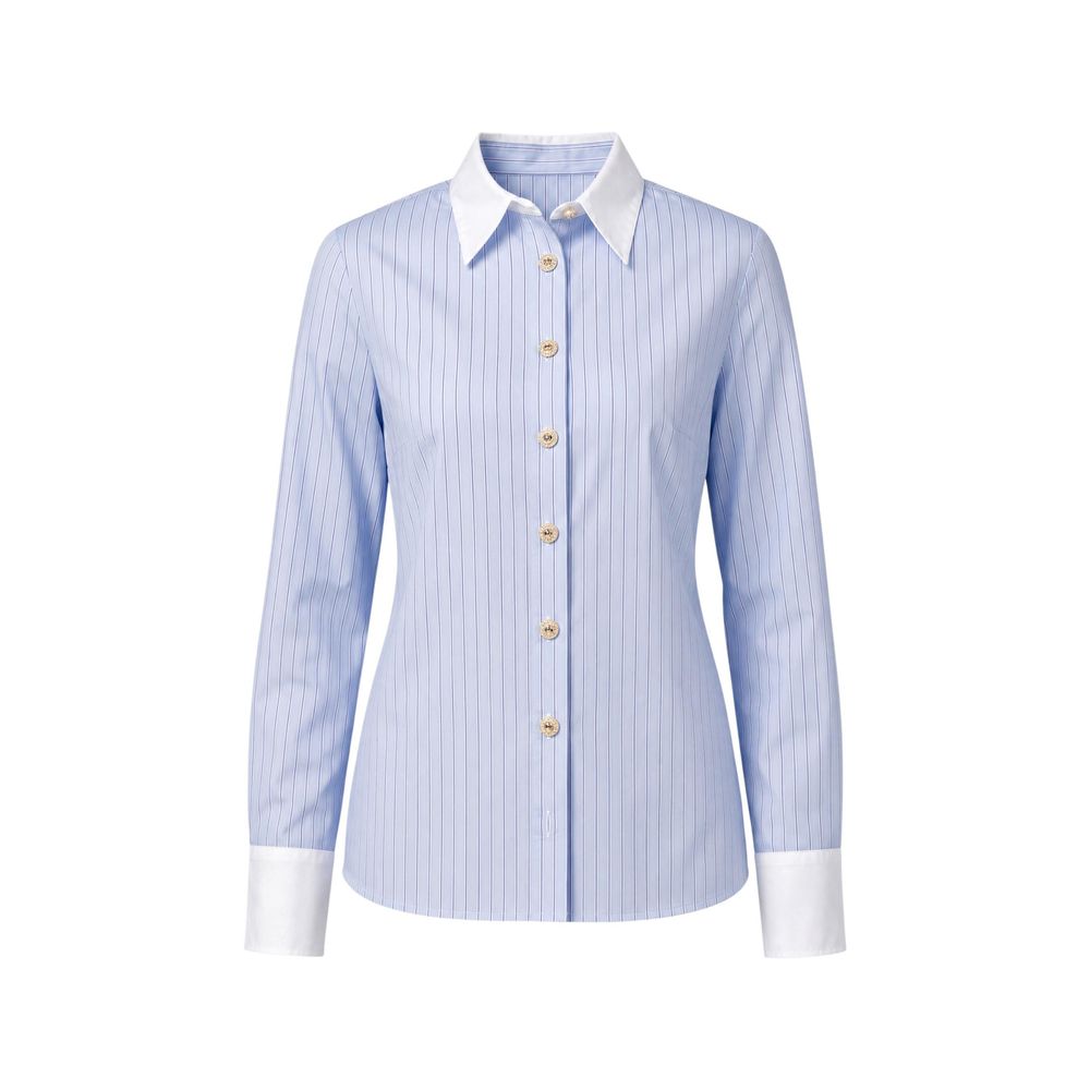 Morgan De Toi Blue Polyester Blouse