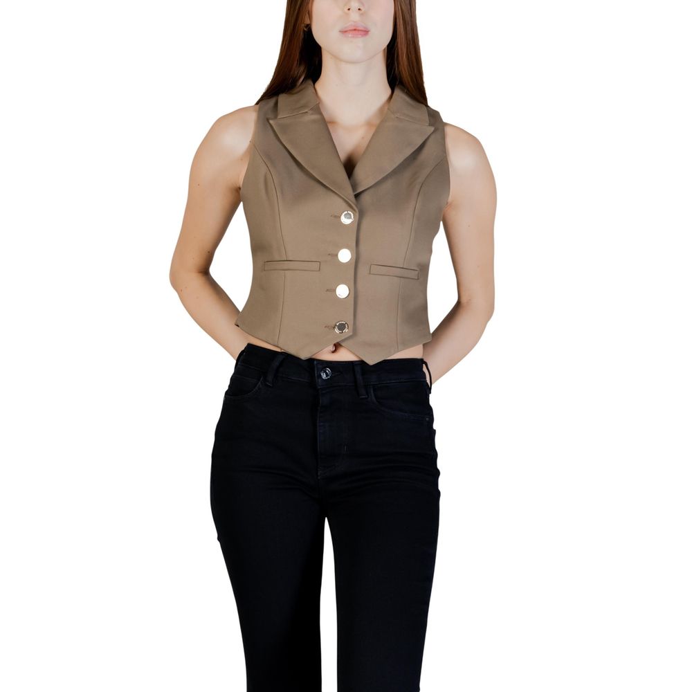 Morgan De Toi Green Cotton Waistcoat
