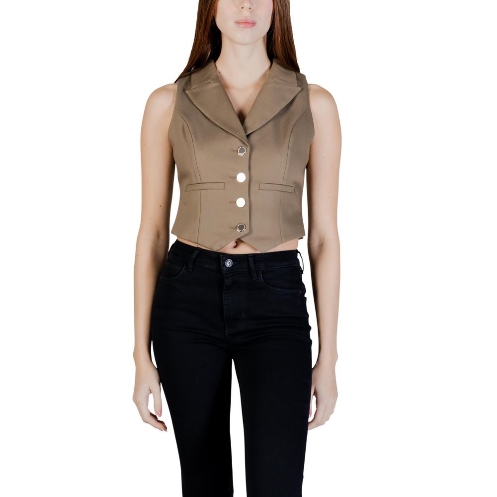 Morgan De Toi Green Cotton Waistcoat