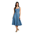 Morgan De Toi Light Blue Lyocell Long Dress