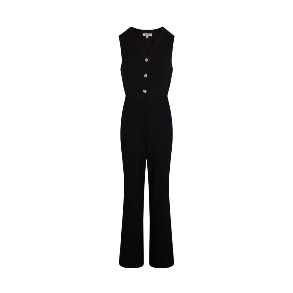 Morgan De Toi Black Polyester Jumpsuit