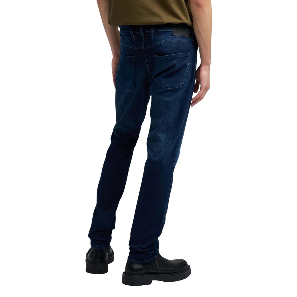 Replay Blue Cotton Skinny Jeans