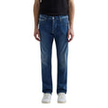 Replay Blue Cotton Relaxed Fit Jeans