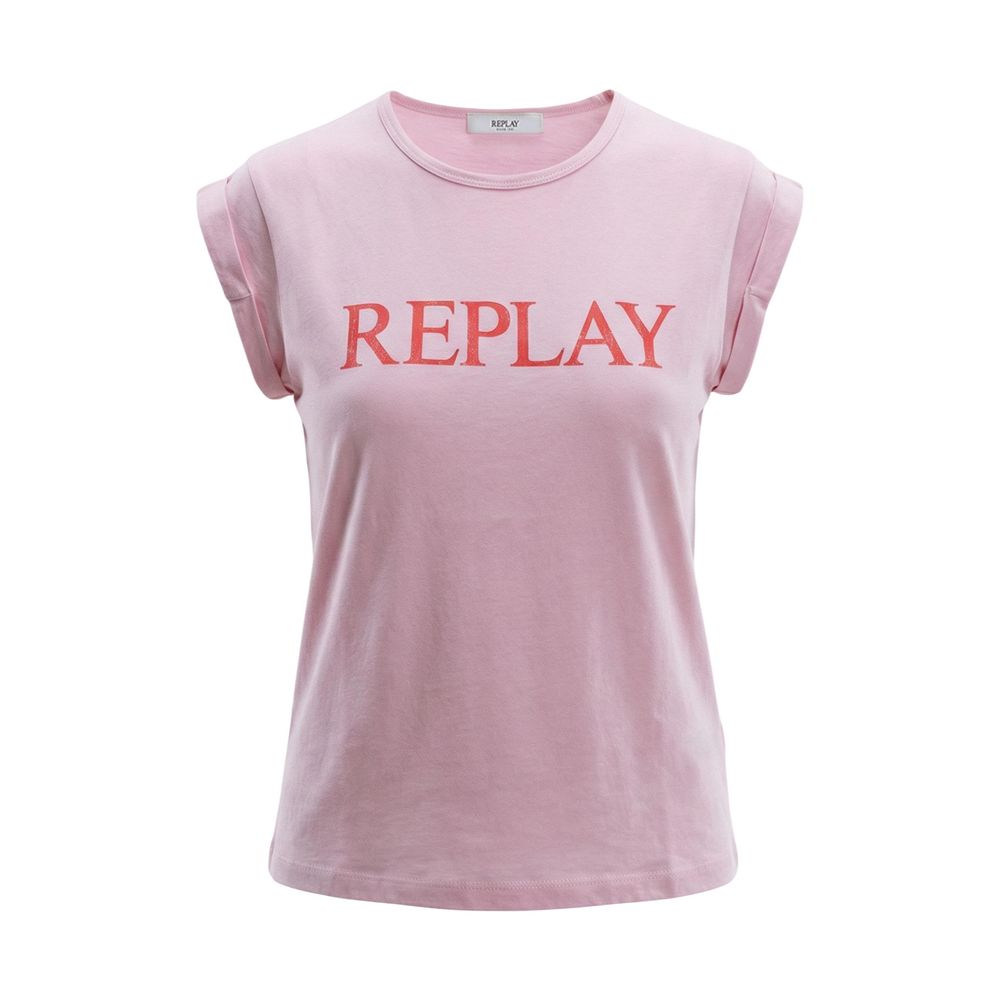 Replay Multicolor Cotton T-Shirt