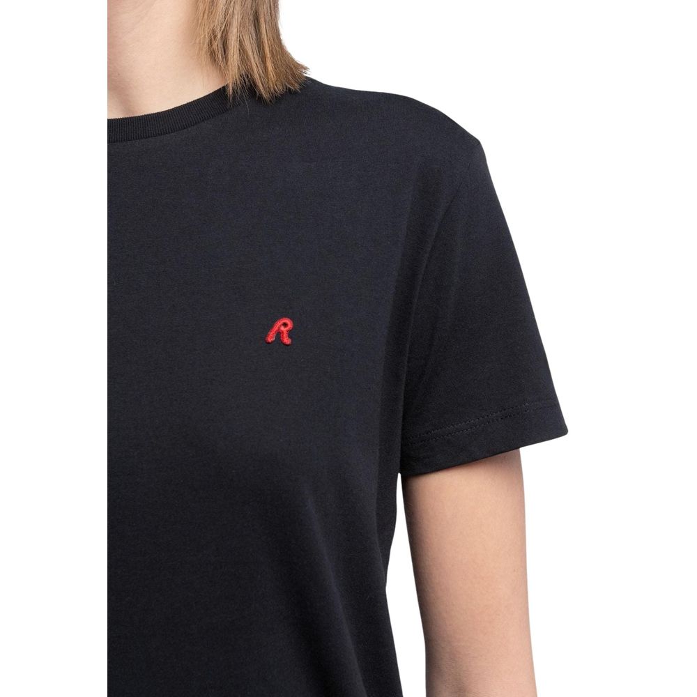 Replay Black Cotton T-Shirt