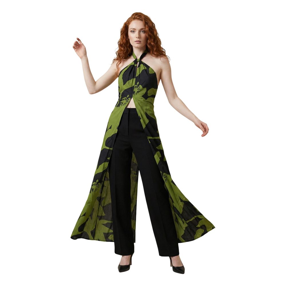 Replay Bicolor Viscose Long Dress