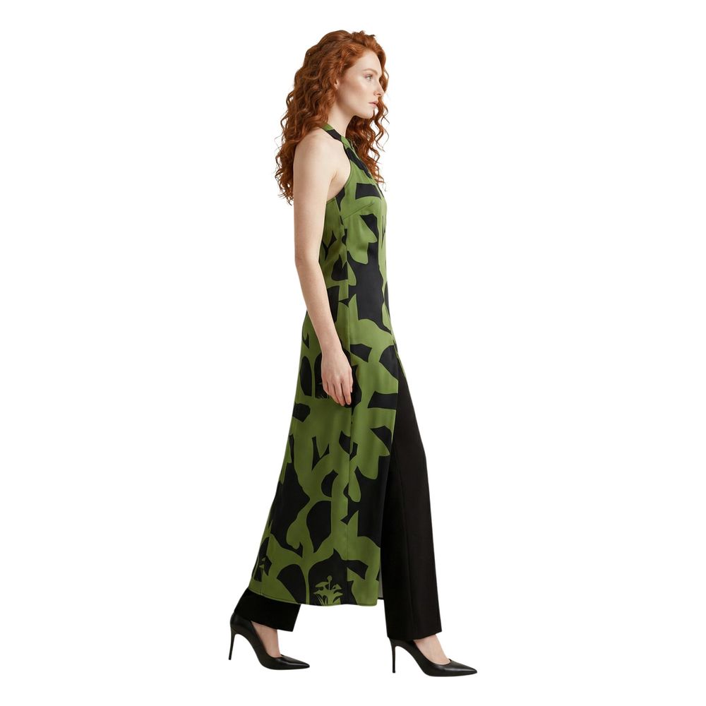 Replay Bicolor Viscose Long Dress