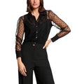 Morgan De Toi Black Polyester Sweater