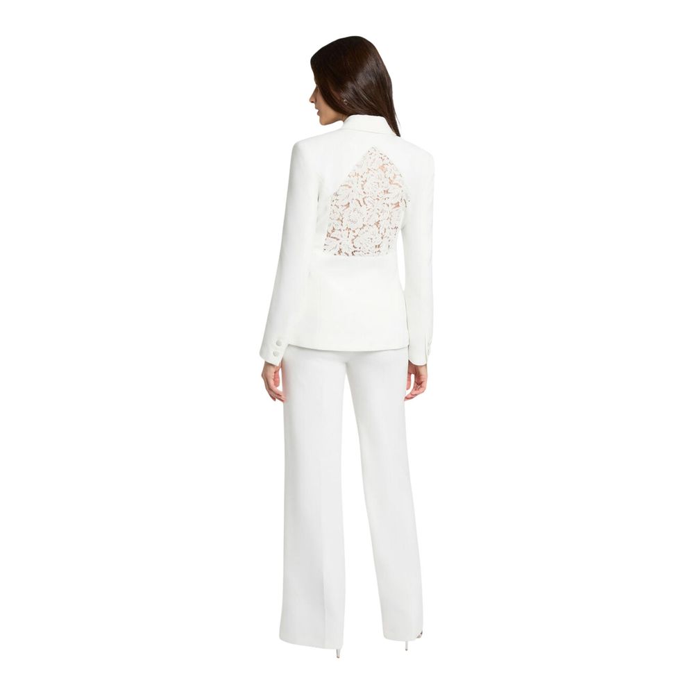 Morgan De Toi White Polyester Blazer