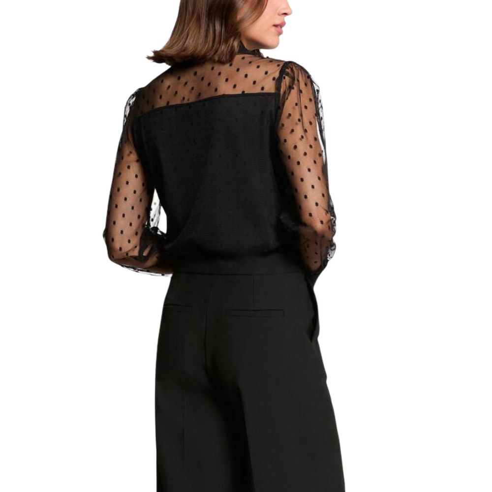 Morgan De Toi Black Polyester Sweater