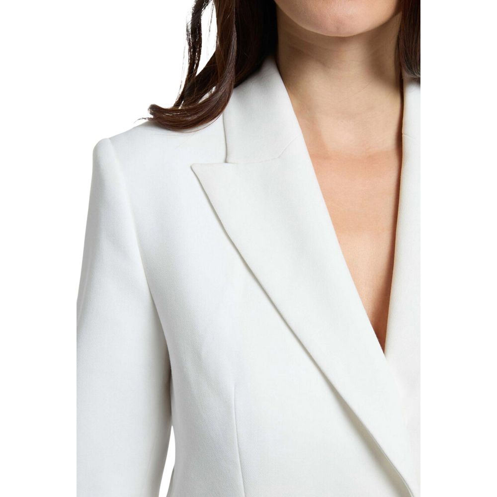 Morgan De Toi White Polyester Blazer