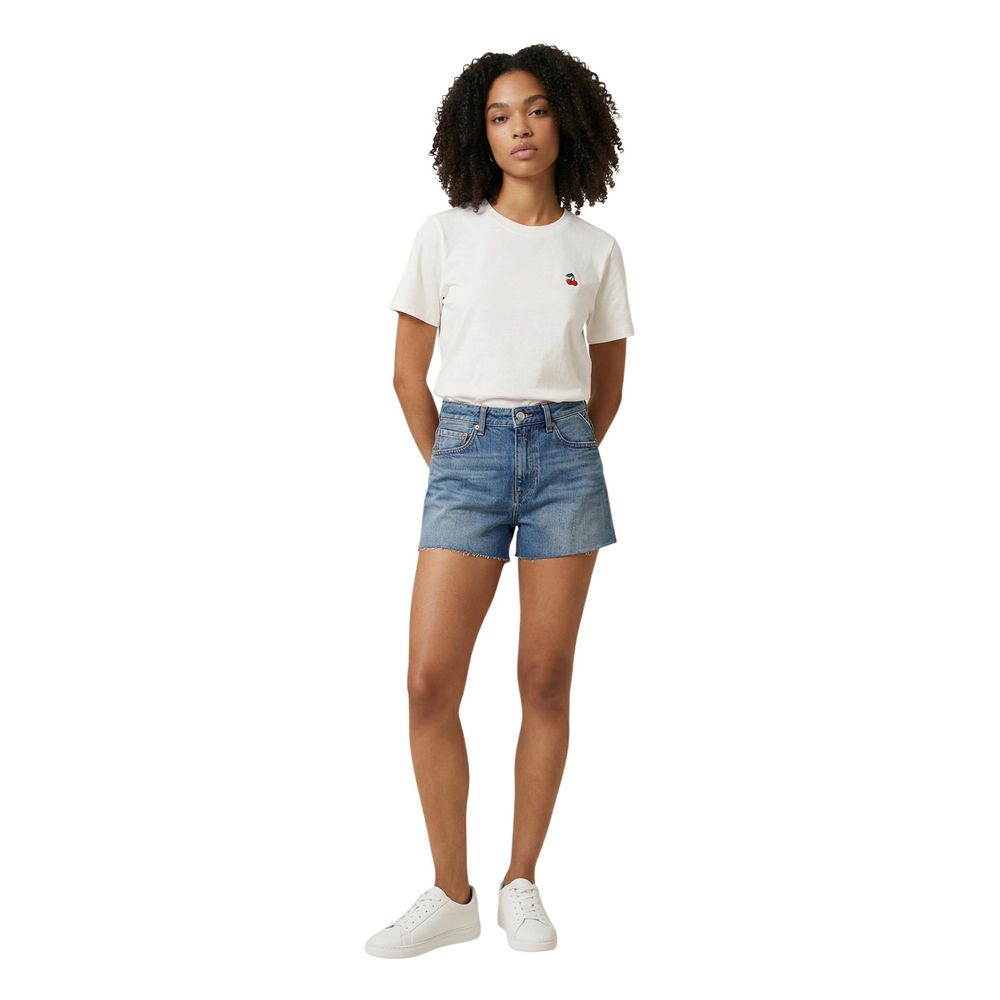 Replay Blue Cotton Shorts