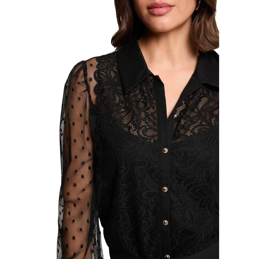 Morgan De Toi Black Polyester Sweater