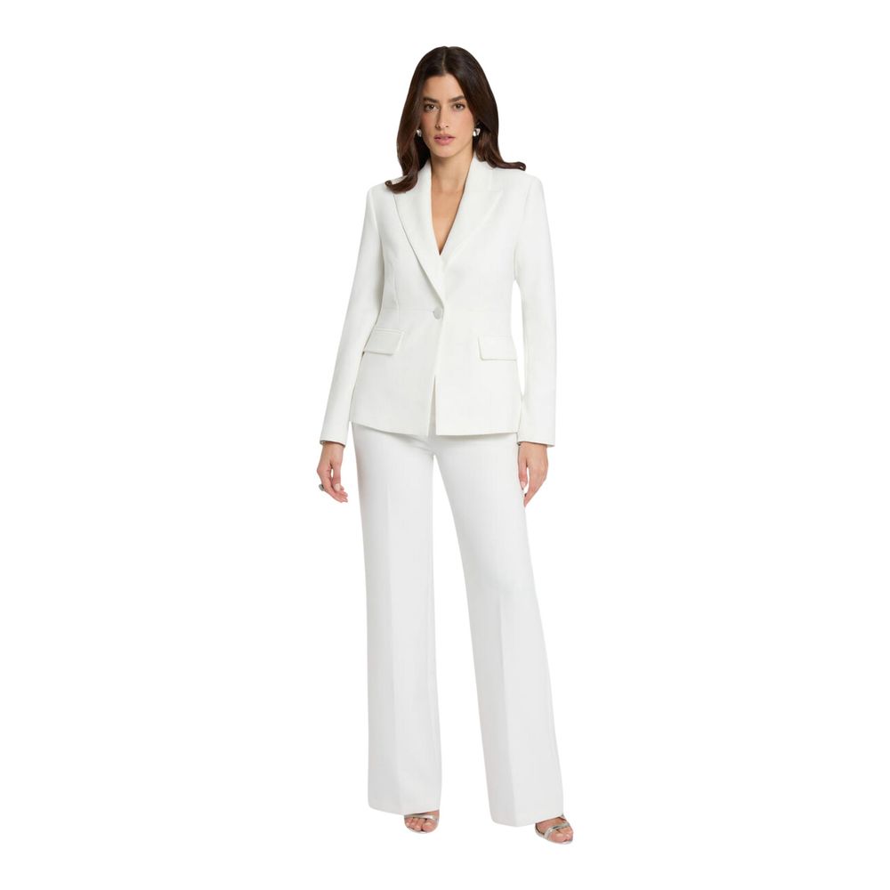Morgan De Toi White Polyester Blazer