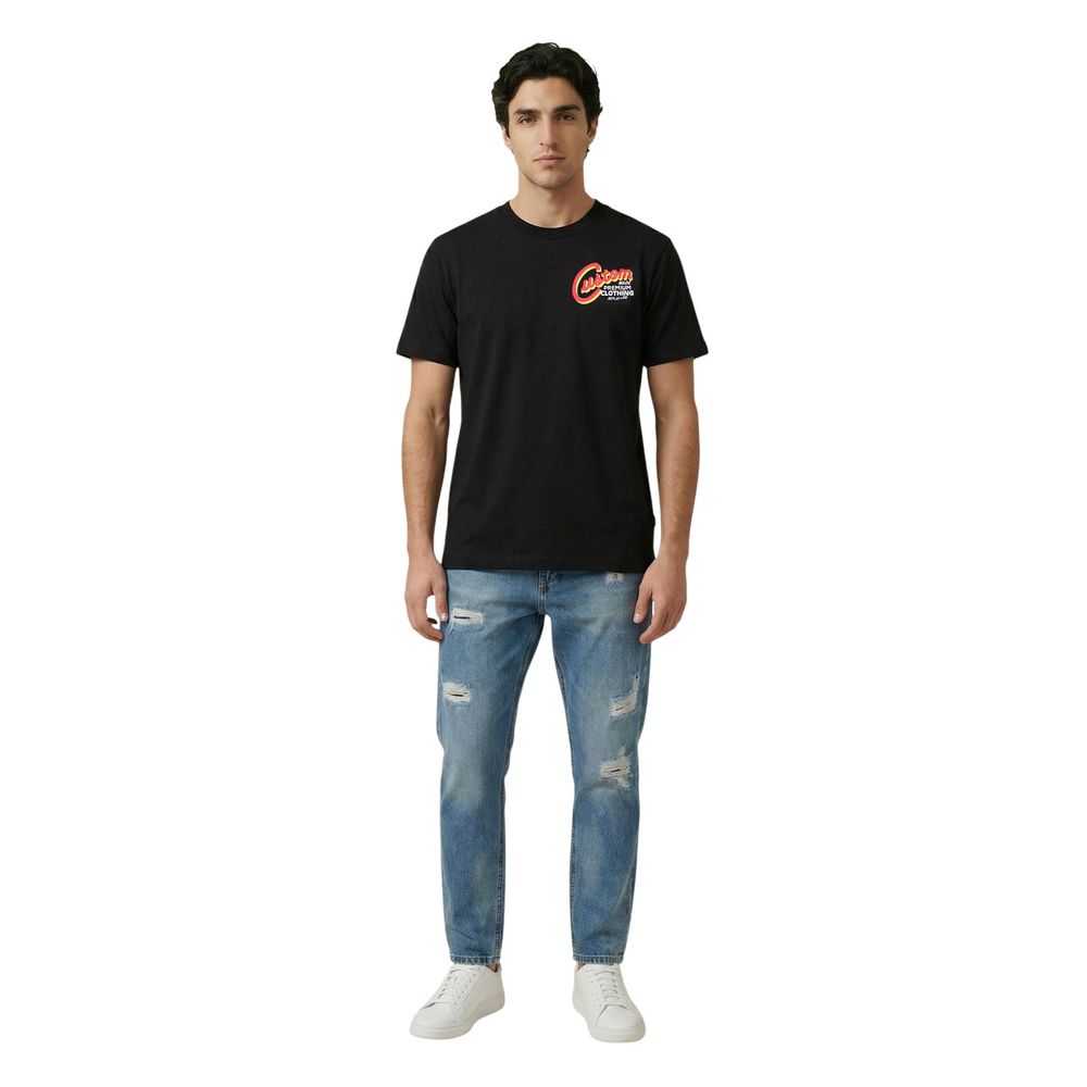Replay Black Cotton T-Shirt