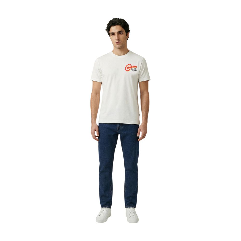 Replay White Cotton T-Shirt