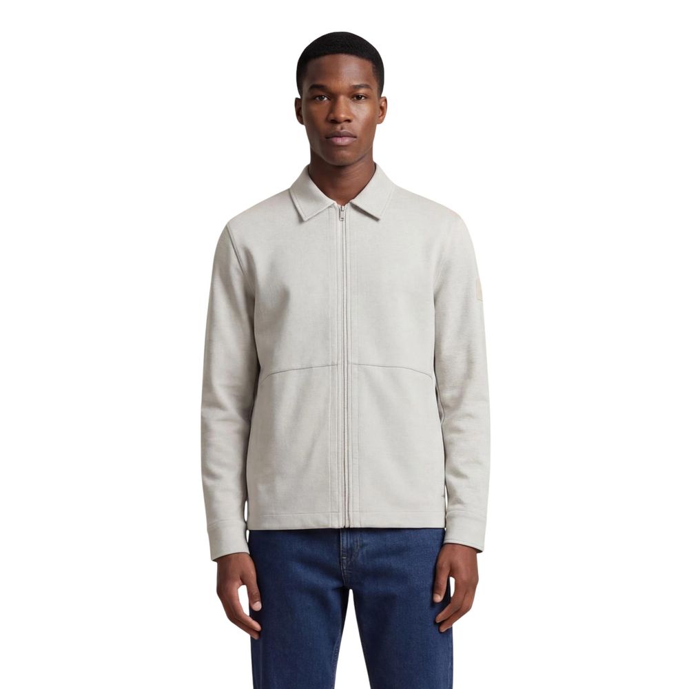 Hugo Boss Gray Cotton Sweatshirt