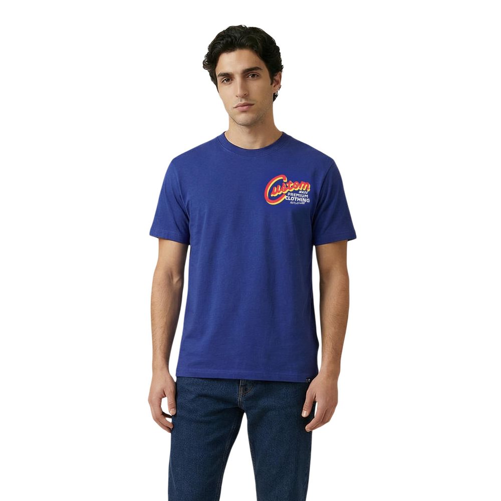 Replay Blue Cotton T-Shirt