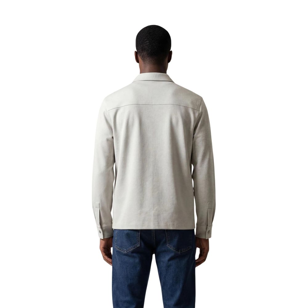 Hugo Boss Gray Cotton Sweatshirt
