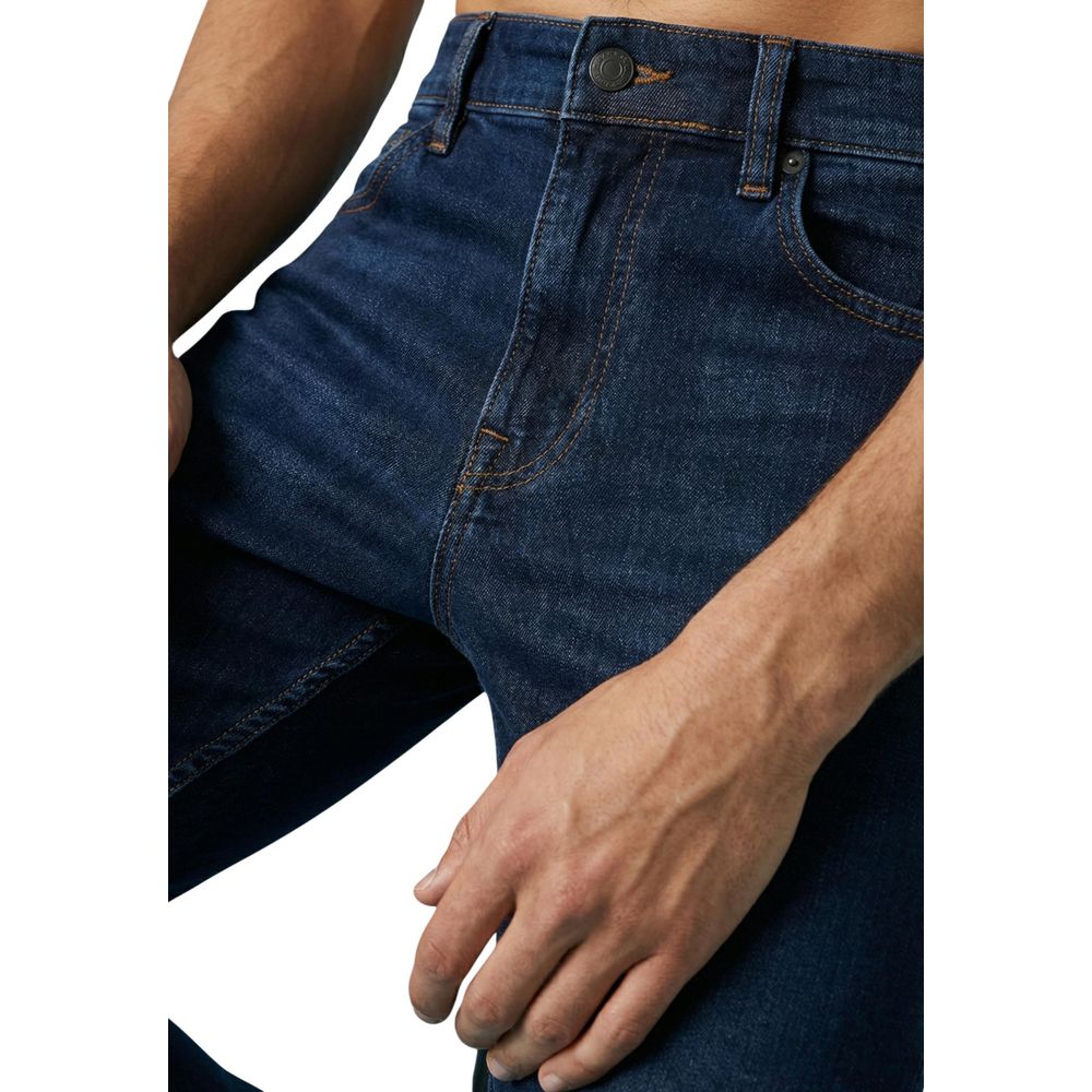 Hugo Boss Blue Cotton Skinny Jeans