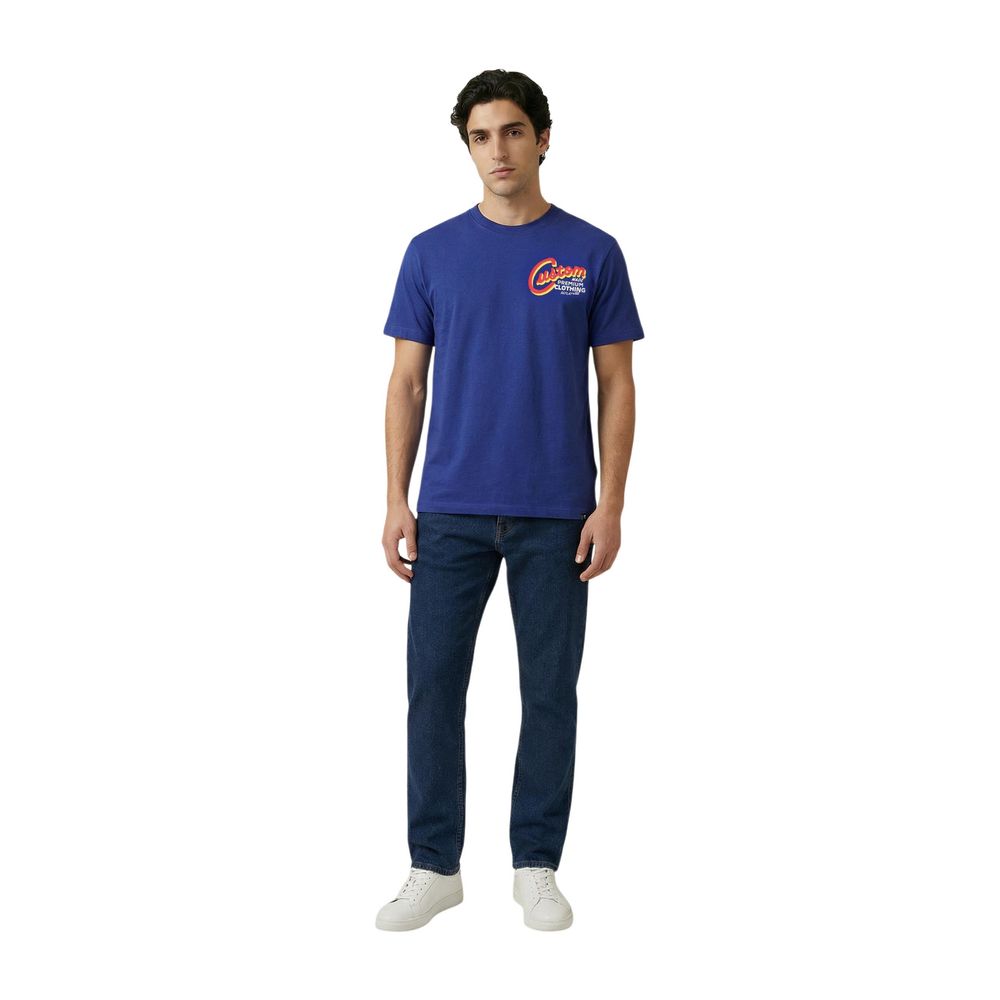 Replay Blue Cotton T-Shirt