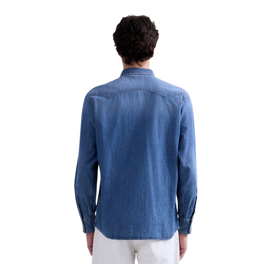Replay Blue Denim Shirt
