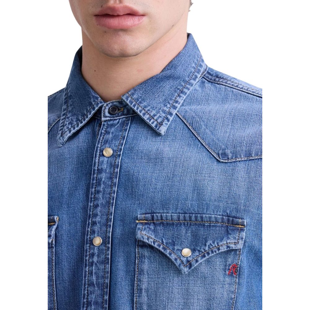 Replay Blue Denim Shirt