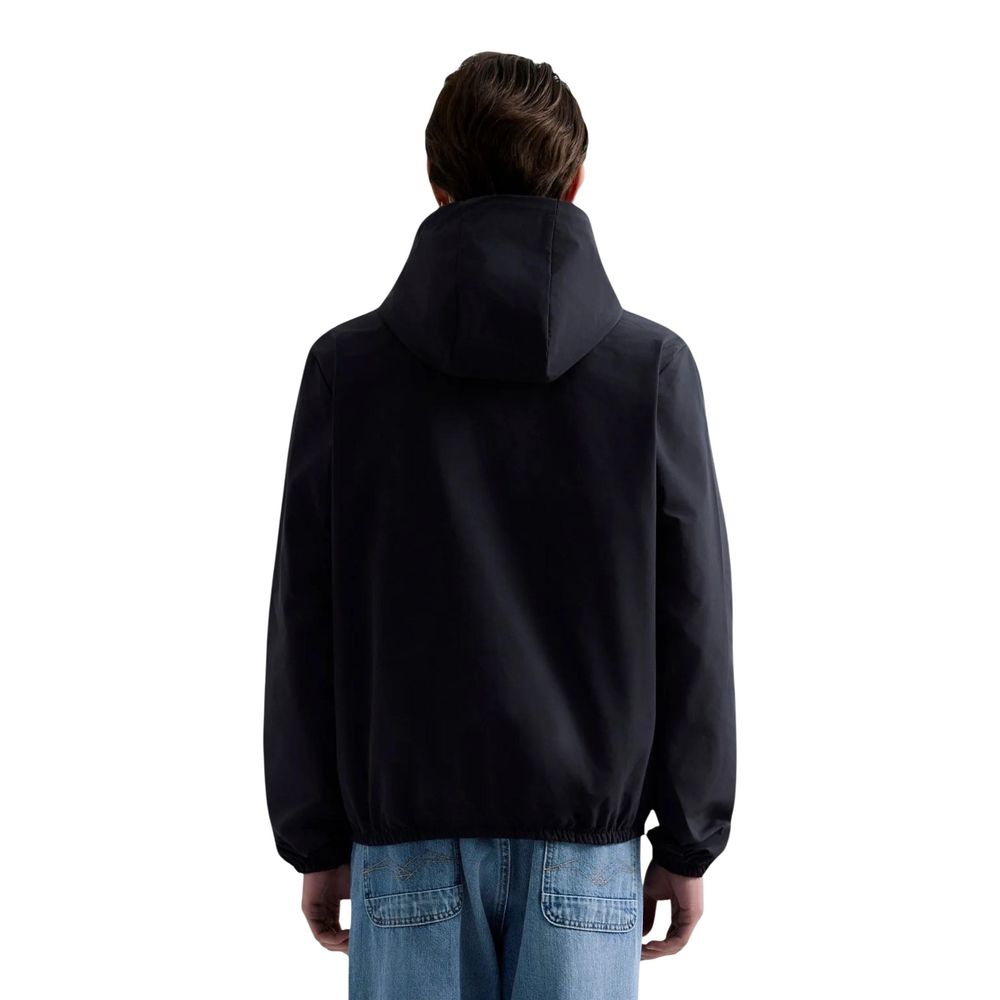 Replay Black Polyester Shell Jacket