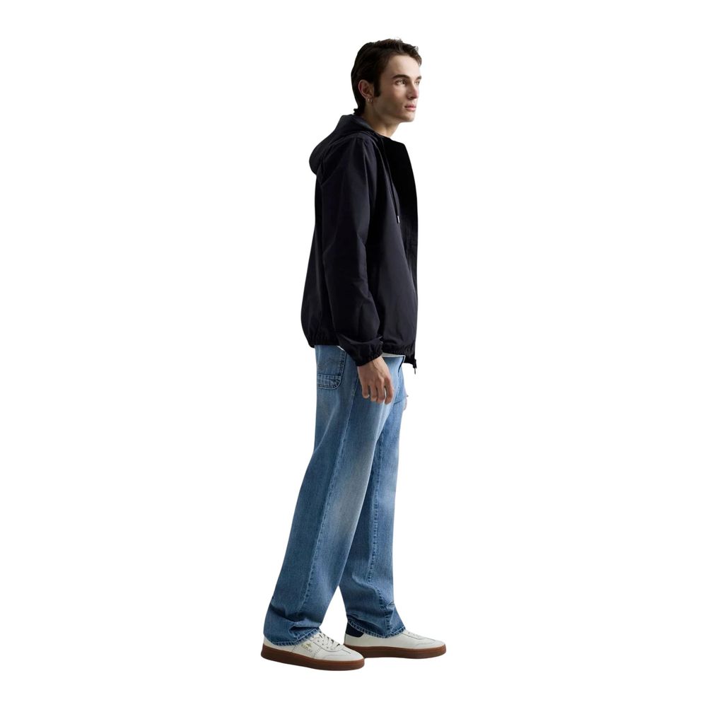 Replay Black Polyester Shell Jacket