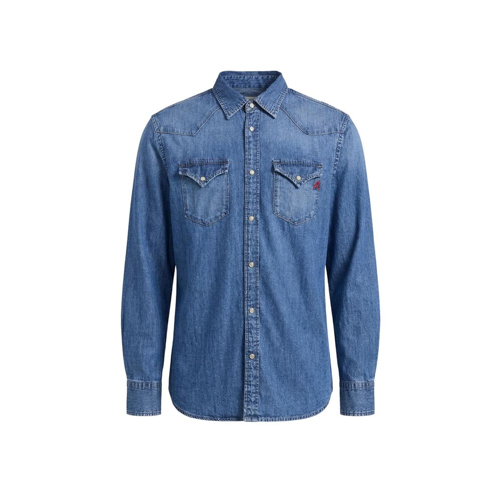 Replay Blue Denim Shirt