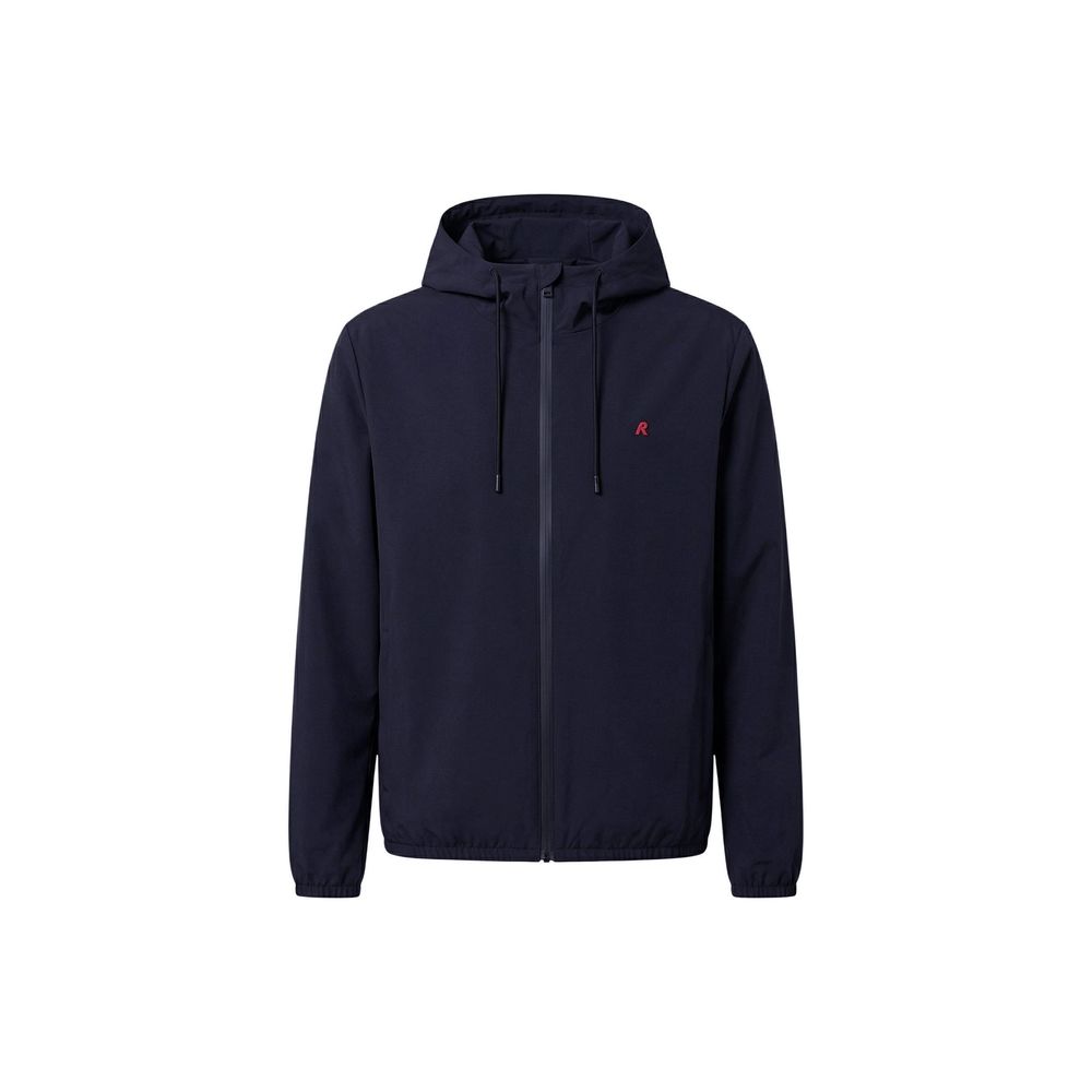Replay Blue Polyester Shell Jacket
